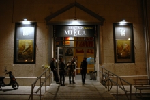L'ingresso del Teatro Miela